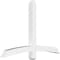 Ekena Millwork Bellingham Architectural Grade PVC Gable Bracket, 60"W x 40"H x 4"D x 4"F, 16/12 Pitch GBP060X40X0404BEL00 - alternate 1